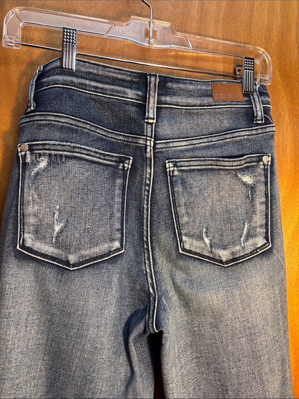 Judy Blue Distressed Boyfriend Jeans - Picture 10 of 10
